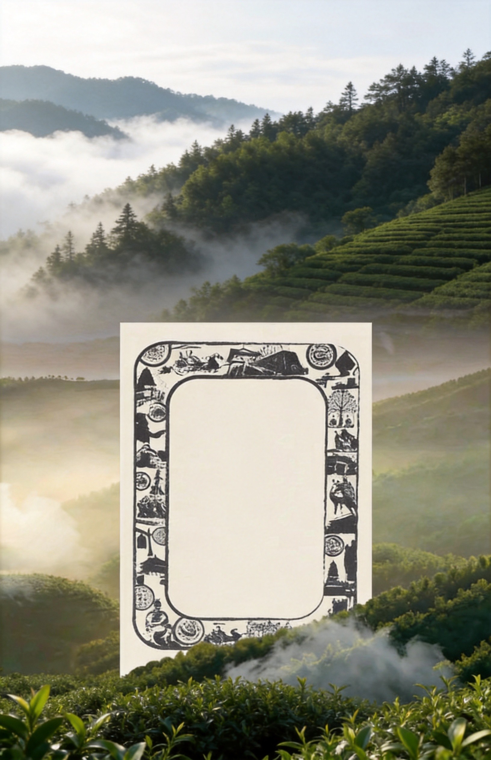 Pristine mountain terroir in Hunan's tea-growing region — the foundation of every Fu Brick